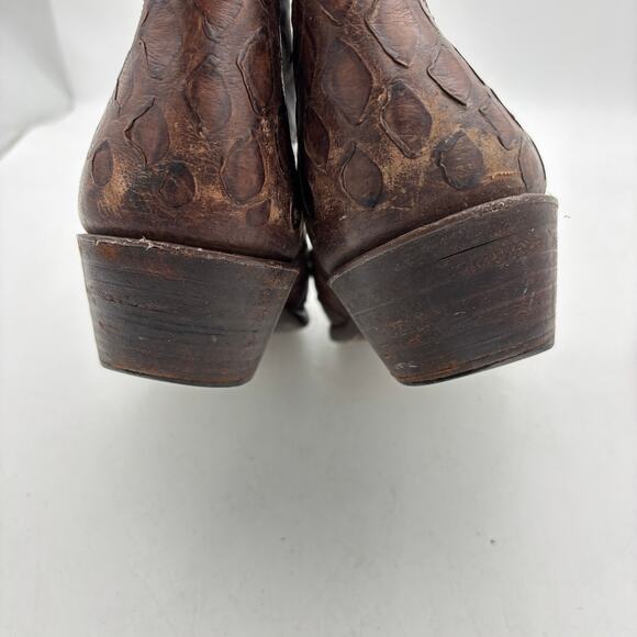 Vintage Ant Eater Leather Western Boots Men\'s 9.5D Cowboy Workwear main image 5